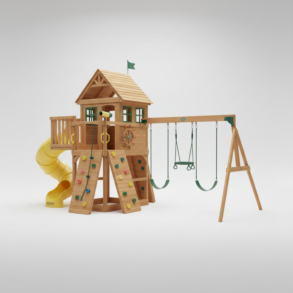 AGame West Fork wooden playset premium outdoor playground