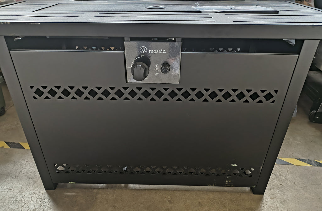 Mosaic Livingston Rectangular Gas Firepit Table (OPEN BOX)