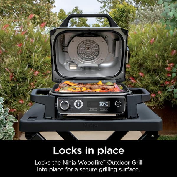 NINJA Woodfire Collapsible Outdoor Grill Cart Stand