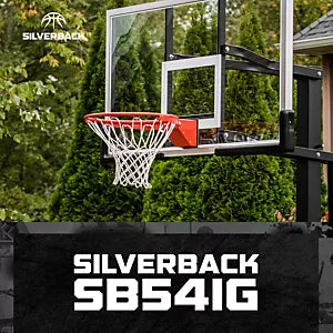 Silverback 54" In-Ground Tempered Glass Basketball Hoop